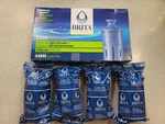 New Brita # 1603325 4-pack Elite 6 Month Pitcher Dispenser Filters - T8. Fixed Price $59.98.
