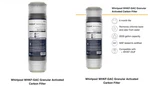Genuine Oem Whirlpool Replacement Carbon Cartridge Filter Model Whkf-gac. Fixed Price $24.99.