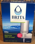 Brita Tap Water Faucet Filtration System- Chrome- Filters Chlorine & Lead Bx54. Fixed Price $9.89.