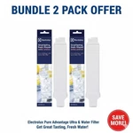Electrolux Genuine Ewf02 Pure Advantage Ultra Ice & Water Filter New 2 Pack. Fixed Price $55.00.
