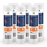 Grooved Sediment Water Filter 1 Micron 10" X 2.5" Size 6 Pack By Aquaboon. Fixed Price $27.79.