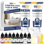 Kit De Reparacion Fibra Vidrio Baneras Para Azulejos. Fixed Price $36.99.
