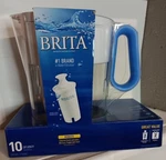 Brita New Sealed Large 10-cup Water Filter Pitcher With 2 Standard Filters. Fixed Price $32.99.