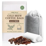 Urcyla Cold Brew Bags, 120 Count Coffee Filter 4 * 4*6 Inch, White. Fixed Price $8.91.