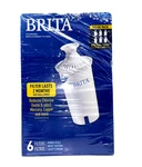 6) Brita Standard Replacement Water Filters Value Pack New Open Box. Fixed Price $14.00.
