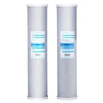 Geekpure Carbon Block Whole House Replacemen Water Filter 20" X 4.5" 5mic Pack 2. Fixed Price $79.99.