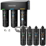 Waterdrop Tsa 3-stage Under Sink Water Filter,direct Connect To Faucet, Bundle. Fixed Price $189.99.