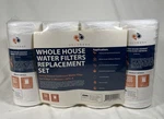 (4) Aquaboon Whole House Water Filter Replacement Set String Wound 10 X 4.5. Fixed Price $24.99.