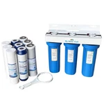 Mywaterclub Whole House 3-stage Water Filter System With 2 Extra Sets. Fixed Price $260.99.