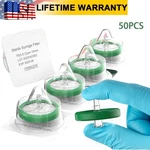 Sterile Syringe Filter Pes Membrane Hydrophilic 33mm 0.22 Micron 50 Pack. Fixed Price $31.99.