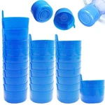 Zddaoole 30 Pack Non Spill Caps,reusable 55mm 3 And 5 Gallon Water White. Fixed Price $13.17.