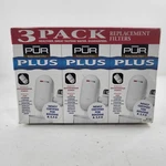 3 Pack Replacement Filters Pur Plus Rf-3053 New. Fixed Price $17.89.