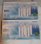 Unbranded Pitcher Water Filters Lh-005 New 4 Pack Lot Of 2. Fixed Price $24.95.