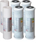 Apec Ultimate Series Us Made 2 Sets Of Stage 1, & 3 Replacement Filter For Und. Fixed Price $109.99.
