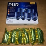 6 Pur Rf-9999 Water Faucet Filtration System Replacement Filters Lot Box #974790. Fixed Price $49.99.