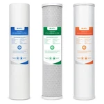 4.5 * 20" 3 Stage Whole House Water Filter Set, With Express Wh300sics,.... Fixed Price $157.59.