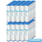 50 Micron 10"x2.5" Pleated Sediment Water Filter Washable Replacement 1-50 Pack. Fixed Price $14.99.