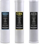 Pro+aqua Whole House Heavy Metals Well Water Filter Replacement Set - 3 Stage, S. Fixed Price $167.15.