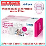Bwt Magnesium Mineralized Water Filter, 6 Pack Long Life Mg2+ Cartridge, Plastic. Fixed Price $58.99.