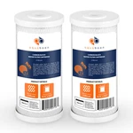 2pk Of Big Blue 5 M Coconut Shell Carbon Block Water Filter Cartridge 10"x4.5". Fixed Price $43.79.