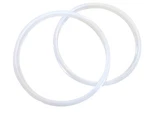 "twin Pack: 2 Gjs Gourmet Silicone Gaskets Compatible With 6 Quarts, Clear. Fixed Price $29.99.