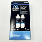 Project Source Refrigerator Water Filter L-5-2 Fits Lg Lt1000p 2-pack. Fixed Price $9.99.