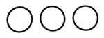 3pk Compatible For Oring-25 Std 10" Reverse Osmosis Fit Ifilters & Ispring. Fixed Price $15.00.