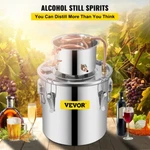 Alcohol Still 3gal12l Stainless Steel Distiller Copper Tube Home. Fixed Price $83.88.