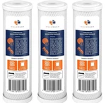 Carbon Block 3-pack Cto Water Filter Cartridges For Ro Reverse Osmosis System. Fixed Price $14.95.