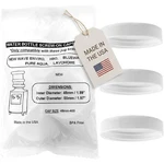 Sanitro Water Systems Screw-on Caps For Cooler/dispenser 48mm, White. Fixed Price $12.03.