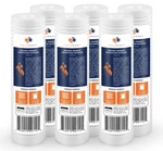 Grooved Sediment Water Filter 5 Micron 10" X 2.5" Size 6 Pack By Aquaboon. Fixed Price $23.00.