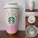 Starbucks Year Of The Snake Floral Insulated Tumbler - 16oz Desktop Coffee Cup. Fixed Price $32.29.