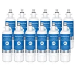 Waterdrop Refrigerator Water Filter, Replacement For Lg Lt700p , Pack Of 12. Fixed Price $62.99.