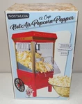 New!! Sealed!! Nostalgia "12 Cup Hot Air Popcorn Popper" Maker Mini Cart. Fixed Price $49.99.