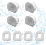 8 Pack Pet Fountain Filter Replacement,4 Carbon Filters And 4 Foam Pre-filter Re. Fixed Price $14.70.