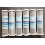 Geekpure 10" Universal Block Carbon Replacement Filter Cartridges Ro5-bc 10 X6. Fixed Price $33.63.