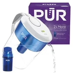 Pur 11 Cup Water Filter Pitcher Blue White Nsf Certified 2 In 1 Filtration New. Fixed Price $31.94.