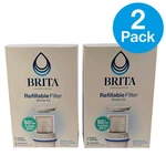 Brita Refillable Water Filter Starter Kit 2 Pack New. Fixed Price $14.00.