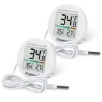 Geevon Refrigerator Thermometer 2 Pack Ip65 Waterproof, With External Sensor, Fr. Fixed Price $26.19.