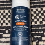 Crystala Filter Replacement Water Cf009x. Fixed Price $25.00.