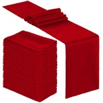 24 Pcs Satin Table Runner Bulk 12 X 108 Inches Long Runners Bright Smoo.... Fixed Price $45.30.