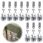 Glarks Tablecloth Weights Set, 10pcs Metal Clip Ab Crystal Reticulated, Clear. Fixed Price $18.66.