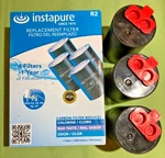 Genuine Instapure Essentials R2 Faucet Replacement Filter, 3 Pieces, Open Box. Fixed Price $9.00.