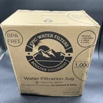 Epicwater Filters Pure Water Filtration Jug Navy Blue 118 Fl Oz. Fixed Price $40.50.