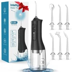 Water Flosser, Rechargeable 300ml Ipx7 Waterproof Cordless Portable Oral Irri.... Fixed Price $36.61.