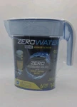 Zerowater Zp-006-4, 6 Cup Water Filter Pitcher W/ Quality Meter White/blue. Fixed Price $34.99.