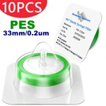 10pcs Sterile Pes Membrane Syringe Filter 33mm 0.22 Micron Chemistry Hydrophilic. Fixed Price $8.99.