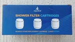 Aqua Bliss Sfc500 Shower Filter Cartridges (3-pack) New Open Box. Fixed Price $55.00.