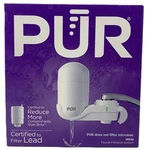 Pur Fm3333b Faucet Water Filtration System- Vertical Mount, White, Lead Reducing. Fixed Price $19.85.