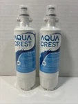 2 Aquacrest Refrigerator Water Filters Aqf-ff32 New In Package For Kenmore & Lg. Fixed Price $12.99.